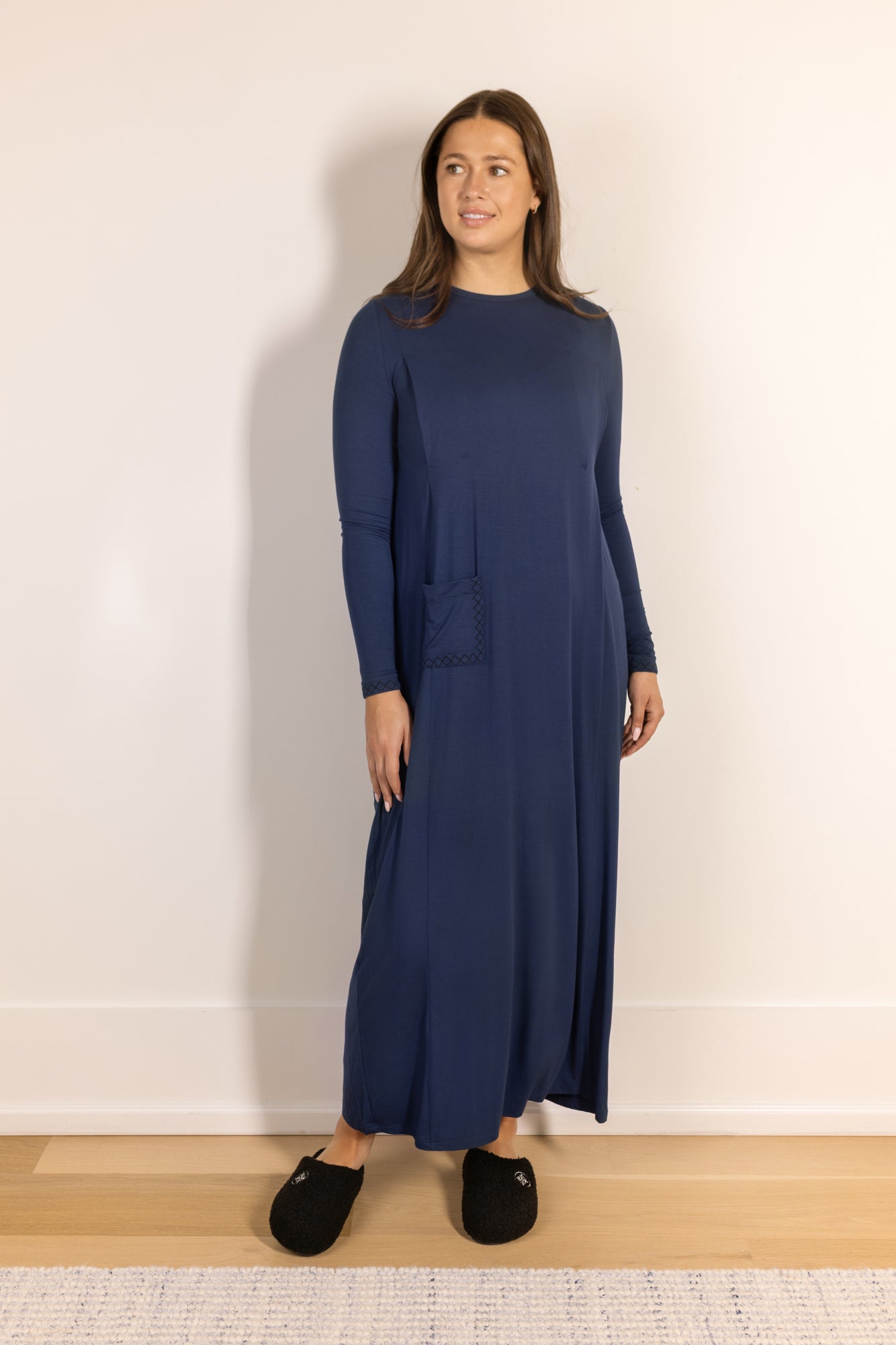 Cloud Split Dress - Blue Moon